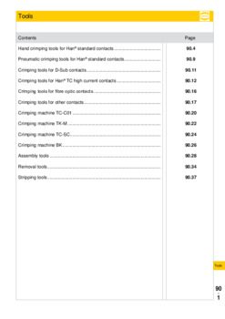 Harting Section 90 Tooling