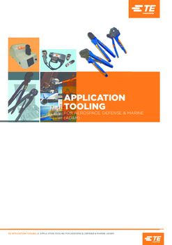 TE Connectivity – Application Tooling AD&M